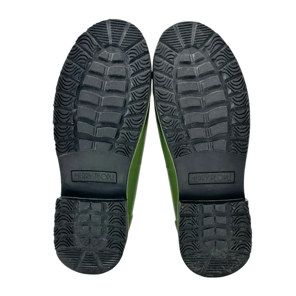 Merry People Bobbi Rain Boots in Pear Green - Green Waterproof Rubber Boots - 39